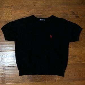🍒VINTAGE POLO RALPH LAUREN SWEATER CROP TOP🍒